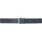 Moschino Grey Logo Belt