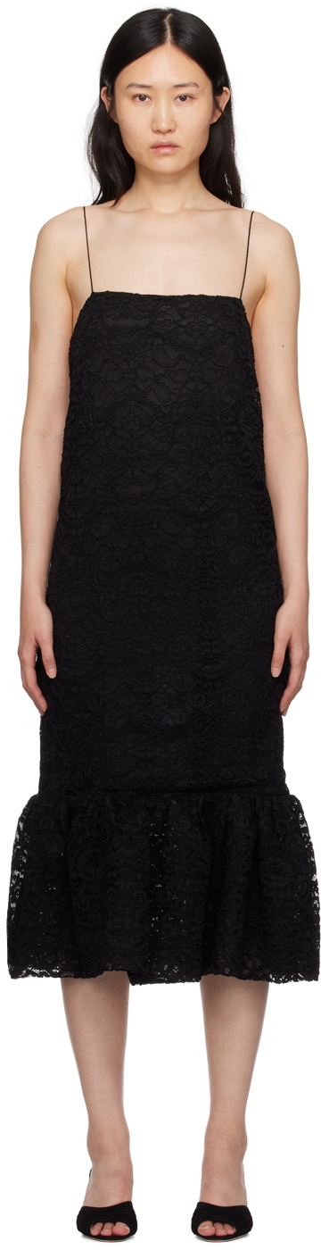 knee length dresses for ladies Green Midi Dress Esther main image 0