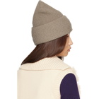 Moncler Taupe Wool & Cashmere Blend Beanie