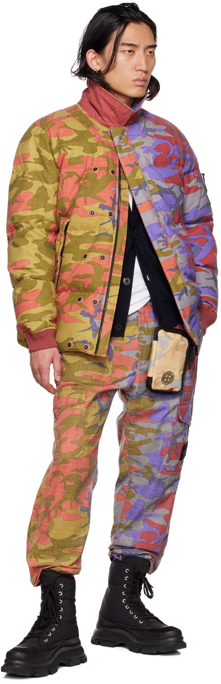 Stone Island Multicolor Heritage Camo Down Jacket Stone Island
