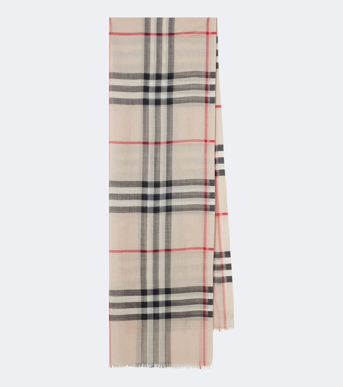 Burberry Burberry Check wool and silk scarf