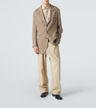 Giorgio Armani Silk-blend straight pants