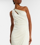 Versace Medusa '95 gathered jersey gown
