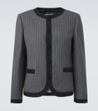 Valentino Pinstripe virgin wool jacket