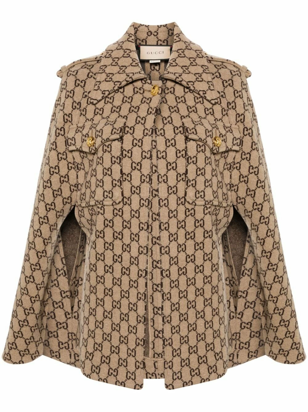Gucci Cappuccino Wool Coat Gucci
