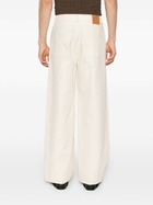 Nanushka Neutral Jurian Wide-Leg Trousers