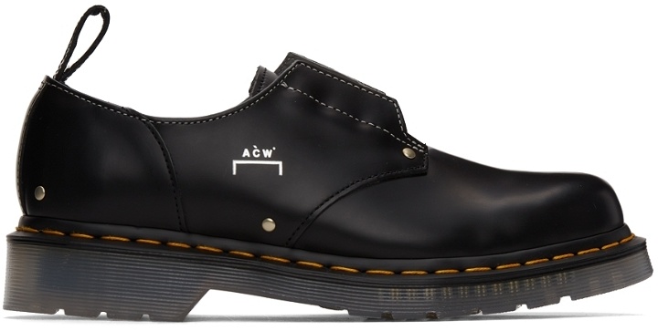 Photo: A-COLD-WALL* Black Dr. Martens Edition 1461 Iced Oxfords