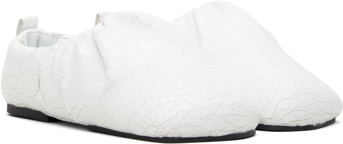 YUME YUME White Wrinkle Loafers