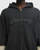 Reternity LAYERED ZIP HOODIE Grey Mens Hoody