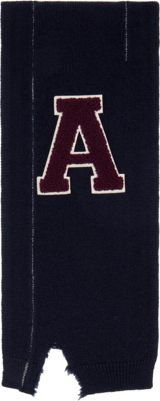 Photo: AMBUSH Navy Knit Scarf