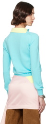 ALL-IN Blue & Yellow Double Polo