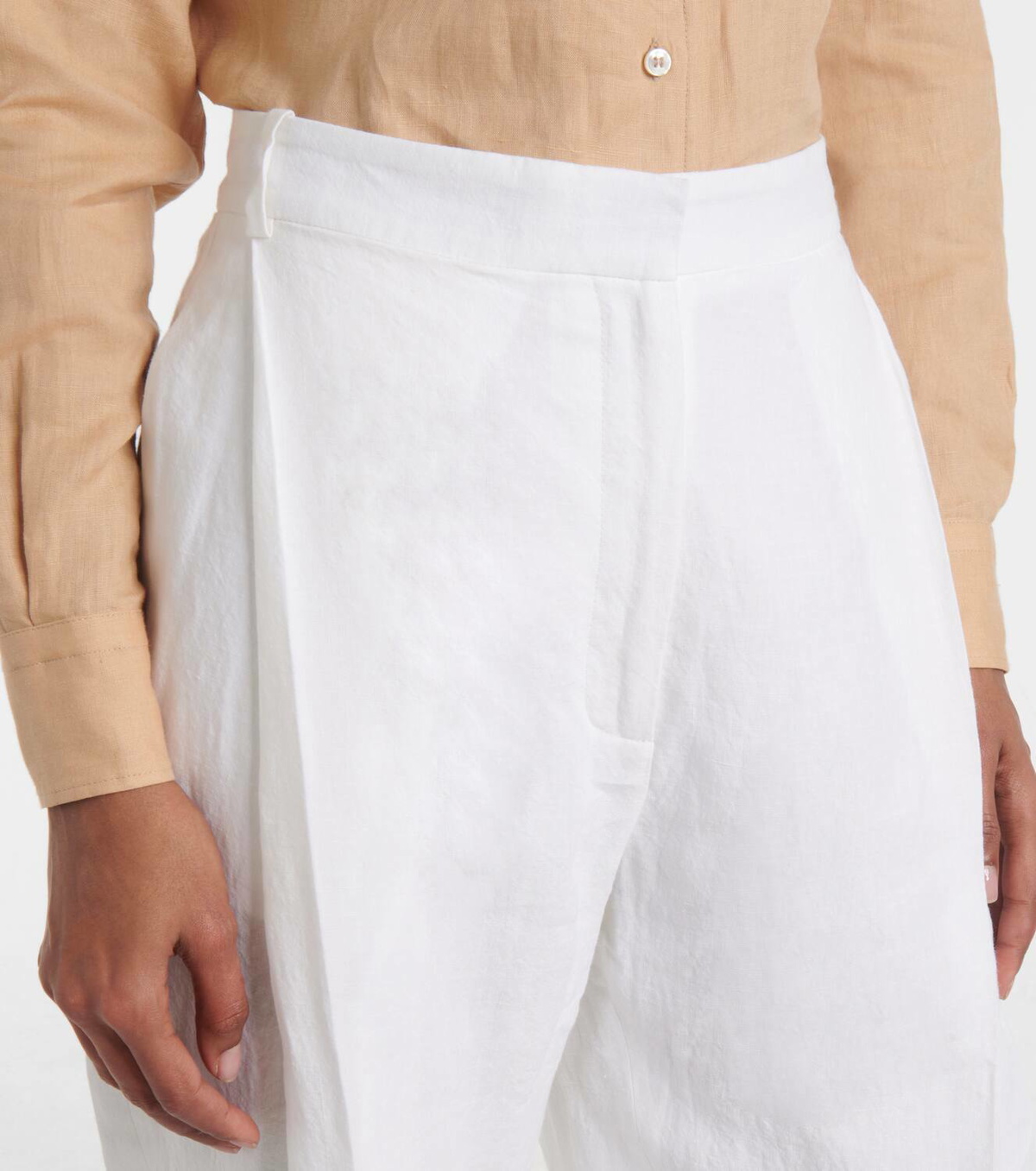 Tove Gabrielle linen wide-leg pants