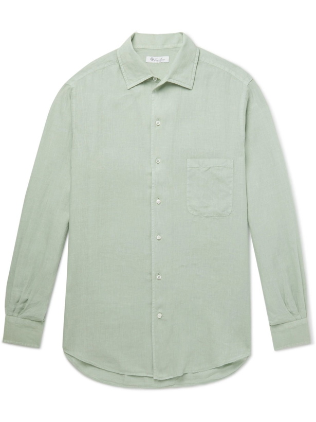 Photo: LORO PIANA - Linen Shirt - Green