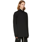 Rick Owens Black Surfer Turtleneck Pullover