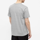 Comme des Garçons Play Men's Heart Logo T-Shirt in Grey/Black