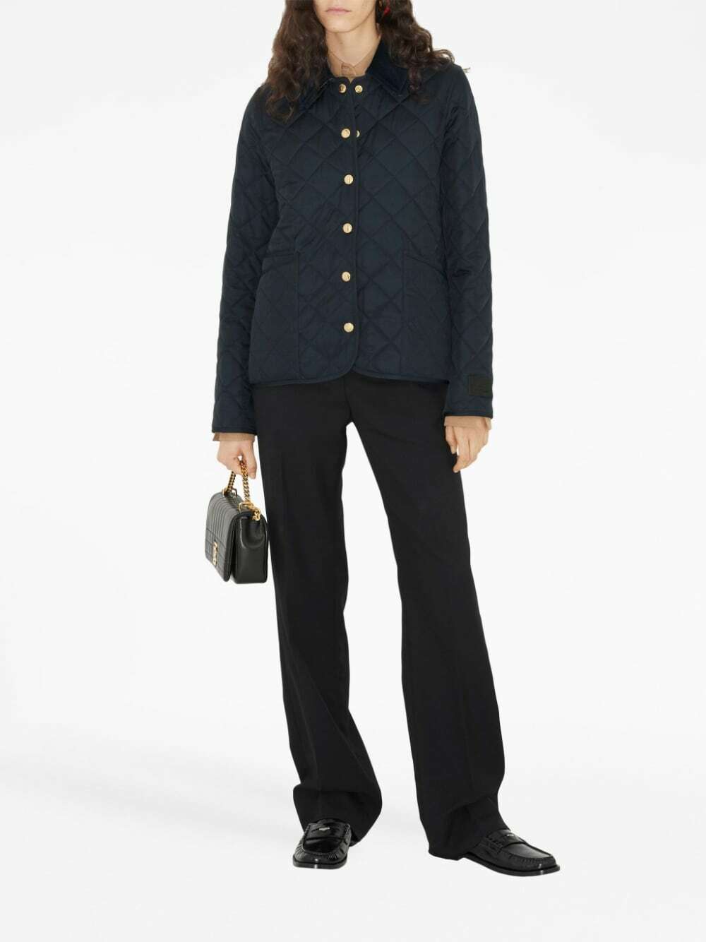 BURBERRY - Quilted Short Jacket Burberry