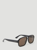 Gucci - Aviator Sunglasses in Black