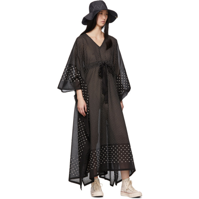 ワンピース wmv visvim KAFTAN DRESS(DOTS BANDANAPT) Visvim Black Kaftan Dots Dress Visvim