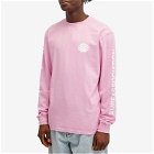 New Amsterdam Surf Association Men's Logo Long Sleeve T-Shirt in Pink