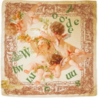 Vivienne Westwood Yellow Spring Cherub Square Scarf