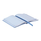 Smythson Blue Leather Soho Notebook