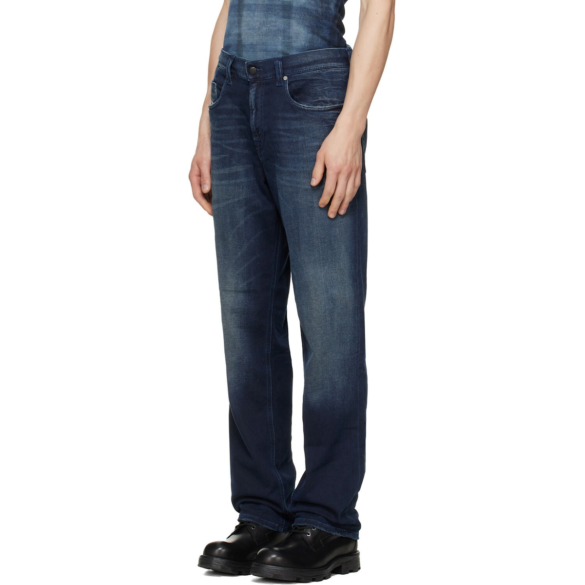 Diesel Blue Regular Regular Waist 2090 D-Veekley Jogg Jeans