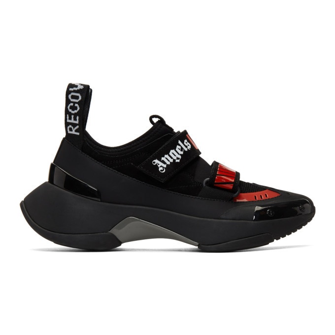 Photo: Palm Angels Black and Red Recovery Sneakers