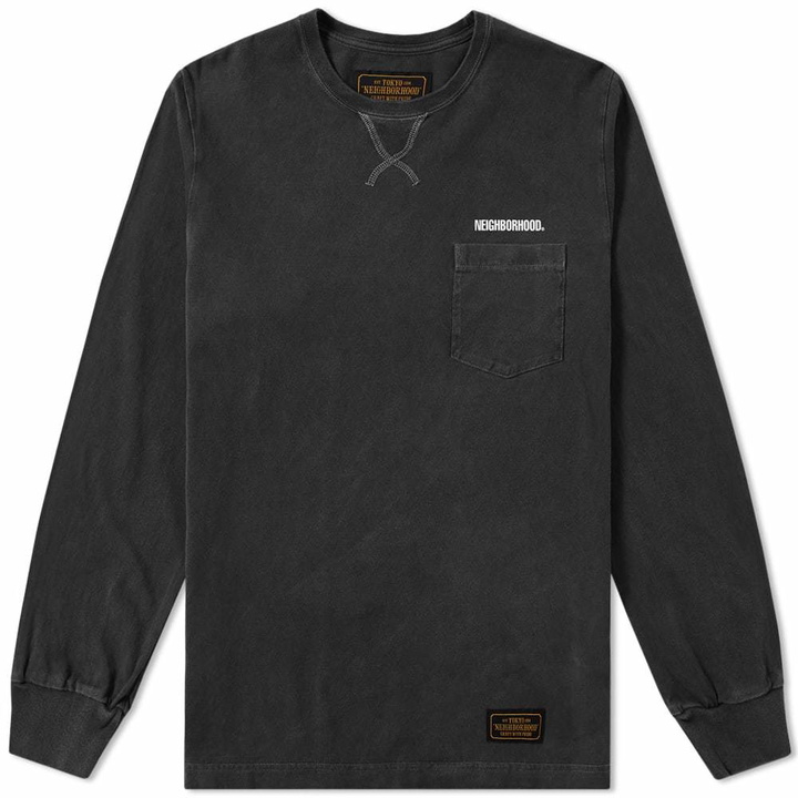 Photo: Neighborhood Classic Long Sleeve Pocket Tee Black