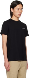 A.P.C. Black Printed Logo T-Shirt