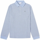 Saks Potts Women's Serena Polo Shirt in Blue Stripe