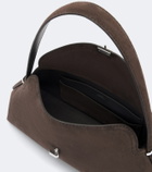 Toteme T-Lock Medium suede shoulder bag