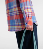 God's True Cashmere Creator plaid cashmere shirt