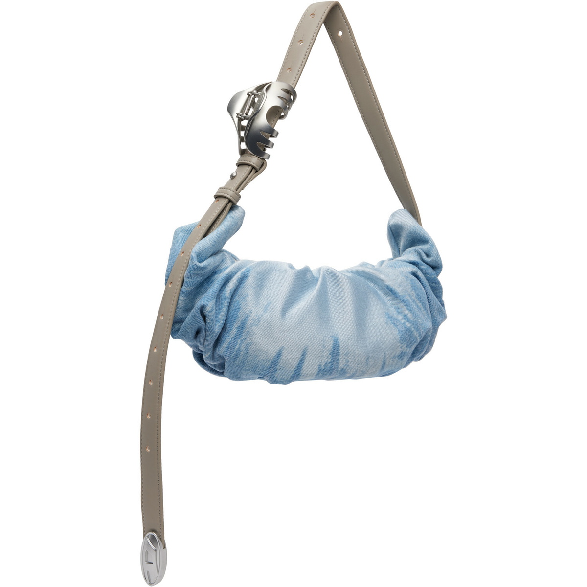 Diesel Blue Grab-D-Small Scrunched Bag