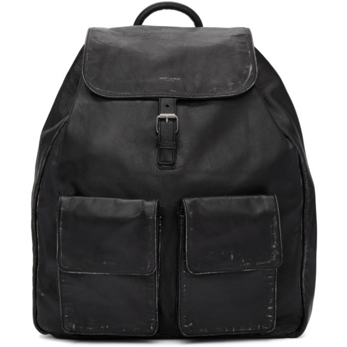 Photo: Saint Laurent Black Nino Vintage Leather Backpack