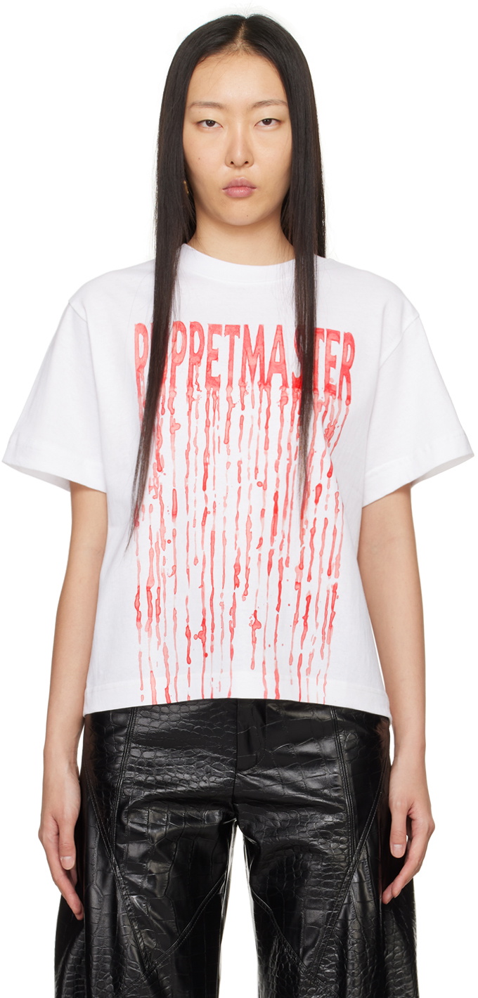 Puppets and Puppets White 'Puppetmaster' T-Shirt