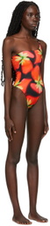 Louisa Ballou Pink & Green Mini Ring One-Piece Swimsuit