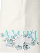 AMIRI - Floral Logo Print Jersey Shorts