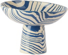 Henry Holland Studio Blue & White Stripe Chalice Bowl