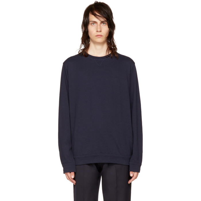 Photo: A.P.C. Navy Hike Sweatshirt