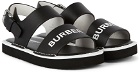 Burberry Kids Leather Malverton Logo Sandals
