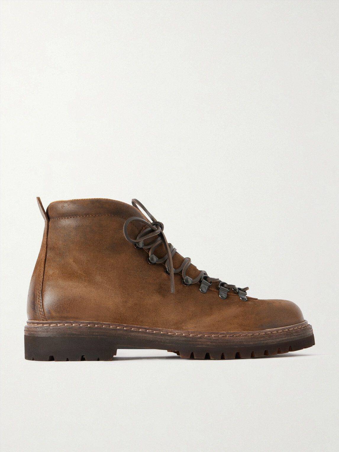 Officine Creative - Artik 002 Suede Lace-Up Boots - Brown