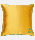 Etro - Embroidered silk cushion