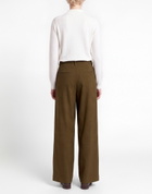 Jijil Womens Pants Military in Green