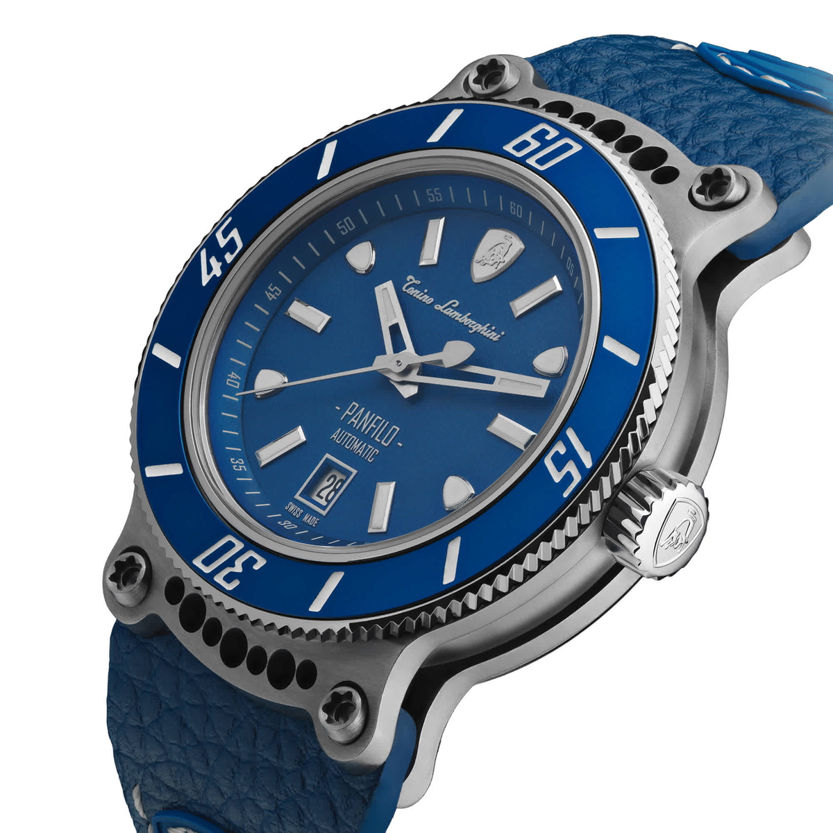 Tonino Lamborghini Panfilo Automatic Blue Dial Mens Watch TLF-T03-2