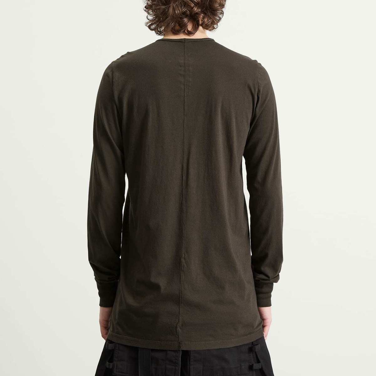 Rick Owens DRKSHDW Men's Level Long Sleeve Shirt in Dark Dust Rick