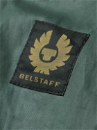 Belstaff - Tour Logo-Appliquéd Waxed-Cotton Overshirt - Green