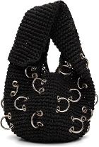 Lado Bokuchava SSENSE Exclusive Black Mini Pierced Eight Bag
