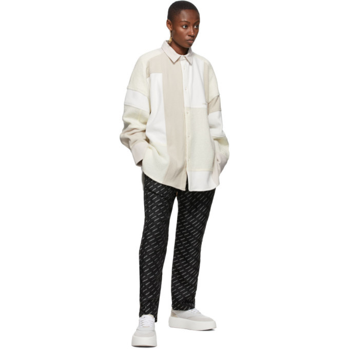 Ambush Off-White Patchwork Shirt Jacket Ambush