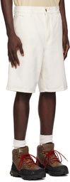 Carhartt Work In Progress Off-White Single Knee Shorts