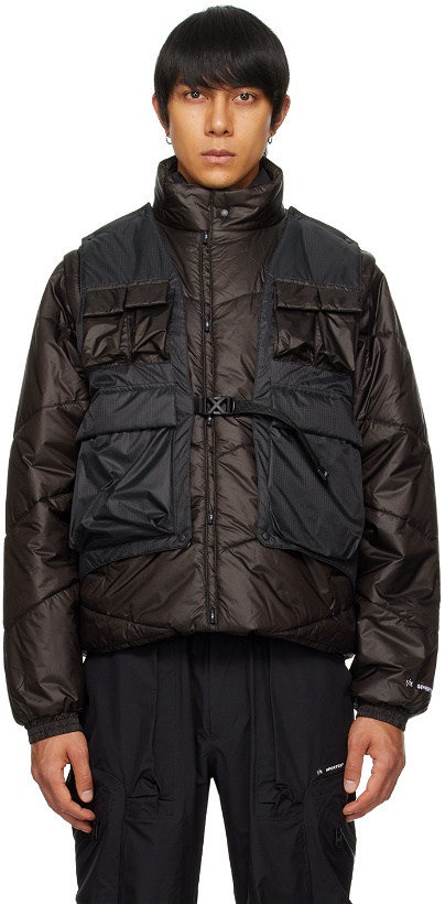 Photo: F/CE.® Black Layered Puffer Jacket & Vest